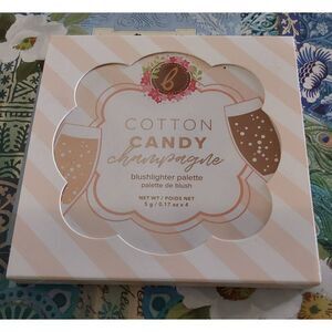 BNIB~Beauty Bakerie Cotton Candy Champagne Blushlighter Palette